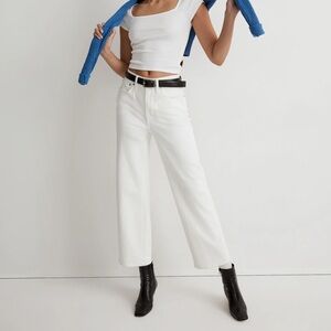 Sold out at Madewell! The Perfect Vintage Wide-Leg Crop Jean